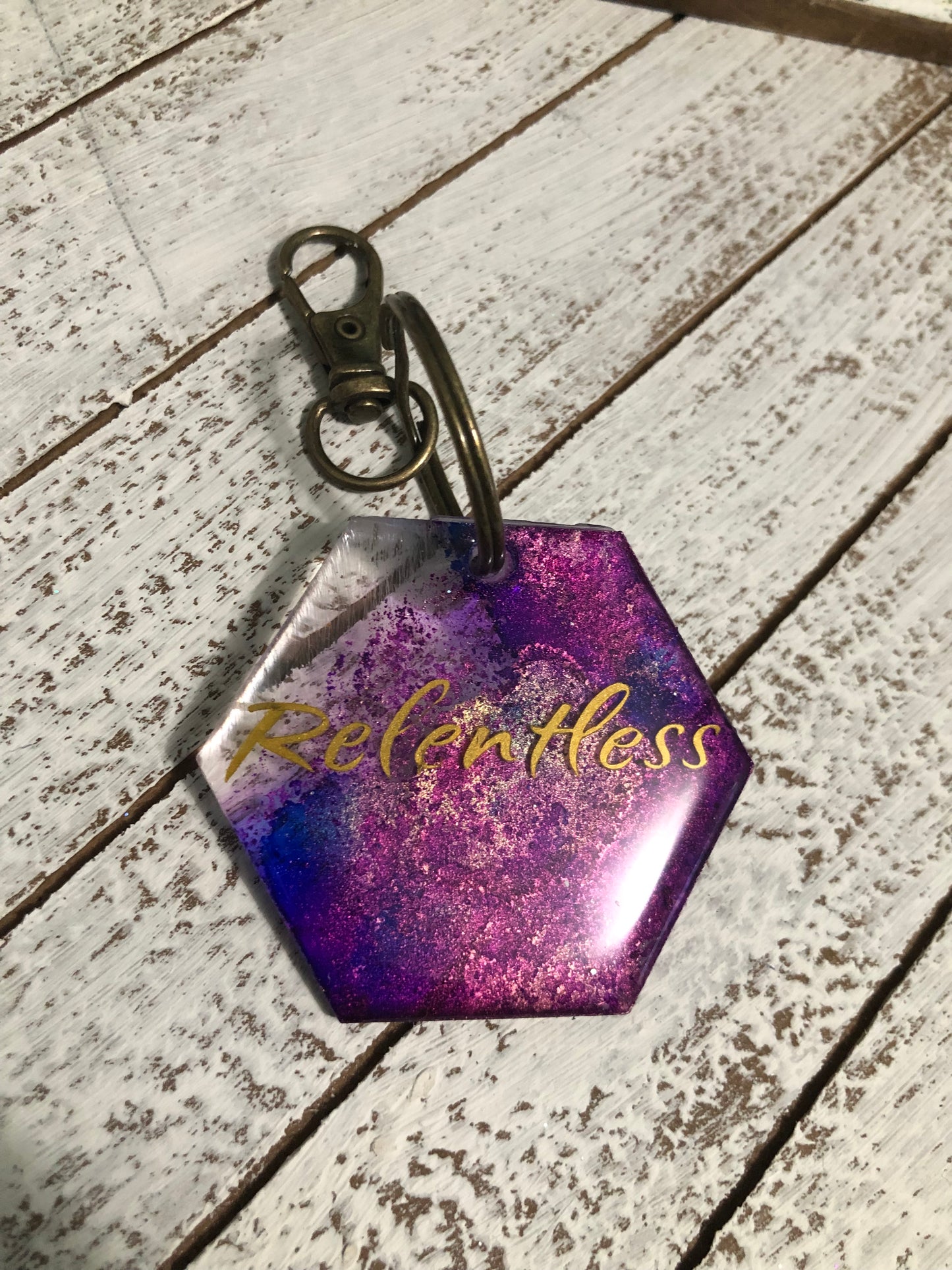 Alcohol Ink Key Chain, Resin Keychain, Epoxy Key Ring